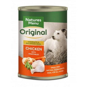 Natures Menu Dog Can Chicken With Veg 400g (Pack of 12)