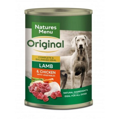 Natures Menu Dog Can Lamb & Chicken With Veg 400g x 12 Price Comparisons | Compare The Build