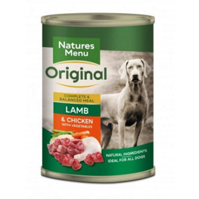Natures Menu Dog Can Lamb & Chicken With Veg 400g x 12