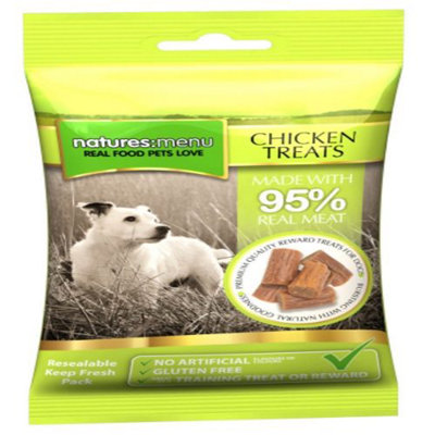 Natures Menu Dog Treats Chicken 60g (Pack of 12) DIY at B&Q