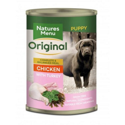 Natures Menu Junior Dog Can Chicken&Turkey With Herbs 400g x 12 Price Comparisons | Compare The Build