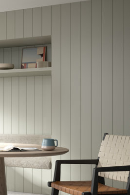 Visual Reference: Naturewall Tongue Groove Wood Panel Unprimed