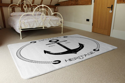 Nautical Anchor Special Soft Home Rug