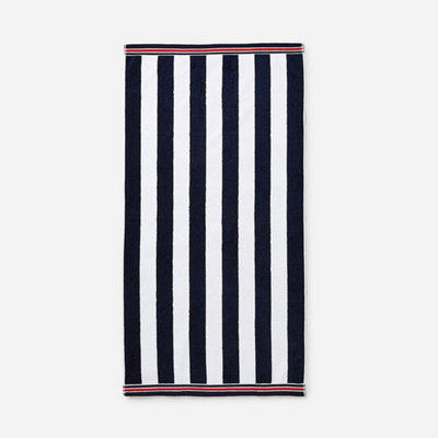 Nautical Stripe Beach Towel - 100% Cotton