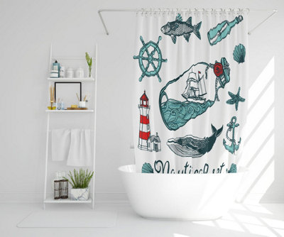 Nauticle Items (Shower Curtain) / Default Title Price Comparisons | Compare The Build