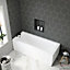 Navarre 1700mm x 700mm Square Single Ended Supercast 5mm Reinforced Bath