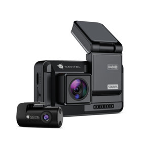 NAVITEL R480 2K Dual Dash Cam - 2K Front & Full HD Rear Camera with Built-in 2 Inch Screen