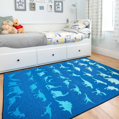 Blue rug for kids hot sale room