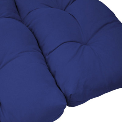 Navy Blue Garden Polyester Patio Chair Cushions Bench Seat Pads Cushion for Outdoors