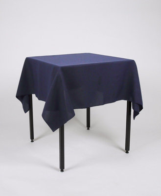 Navy Square Tablecloth 121cm x 121cm  (48" x 48")