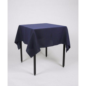 Navy Square Tablecloth 121cm x 121cm  (48" x 48")