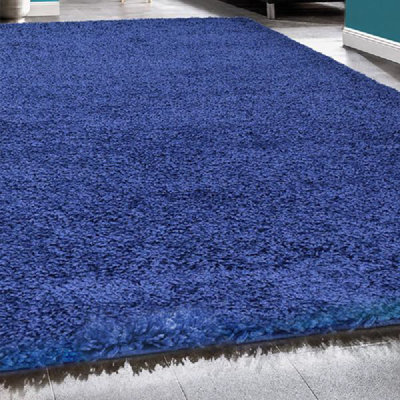 Navy Thick Shaggy Rug - California - 110x160cm (3'7x5'4")