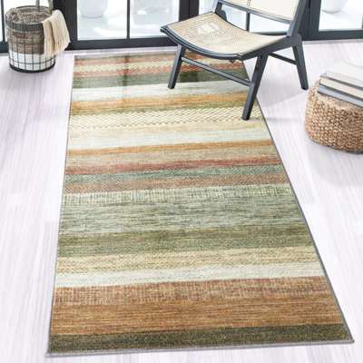 Naxos Polyamide Carpet Runner Non Slip Easy Clean Hardwearing Kitchen ...