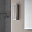 Nayland Chrome with Frosted Glass Contemporary 2 Light Bathroom Wall Light