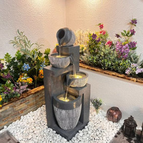 Nebular Mains Power Water Feature With Cover
