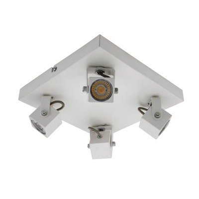 Ned 4 X 5W Led White Finish Spotlight