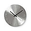 Nedis Aluminium Round Circular Wall Clock 30cm Pressed Numbers Classic Style