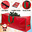 Neel Blue Christmas Storage Bag - Red - 125cm x 30cm x 68cm