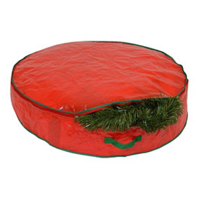 Neel Blue Christmas Storage Bag - Red - 60cm x 13cm
