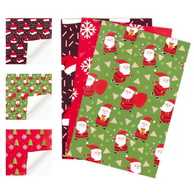 ZCOINS 8 Sheets Gift Wrapping Paper For Birthday 70x50C Recyclable DIY