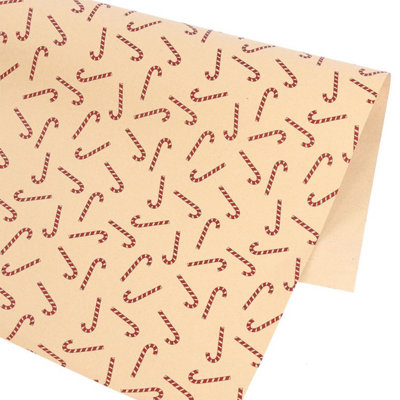 Eco Craft Christmas Wrapping Paper Brown 21 Metres Gift Wrap Assorted  Designs 6 Rolls Festive Presents Recyclable