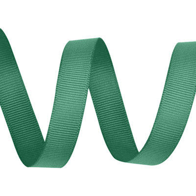 Neel Blue Grosgrain Ribbon, Forest Green - 15mm x 10 Metres