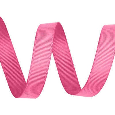 Neel Blue Grosgrain Ribbon, Hot Pink - 25mm x 10 Metres