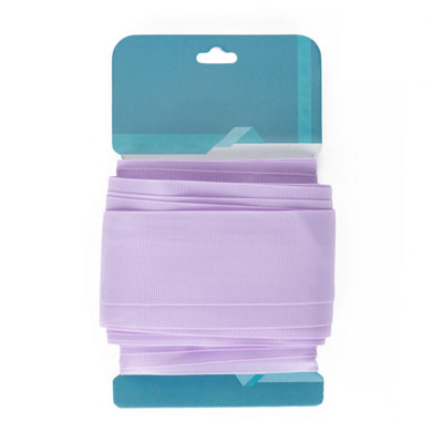 Neel Blue Grosgrain Ribbon, Lavender - 38mm x 10 Metres