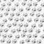 Neel Blue Metallic Bead Chain for Christmas Tree Decoration - Silver - 24ft