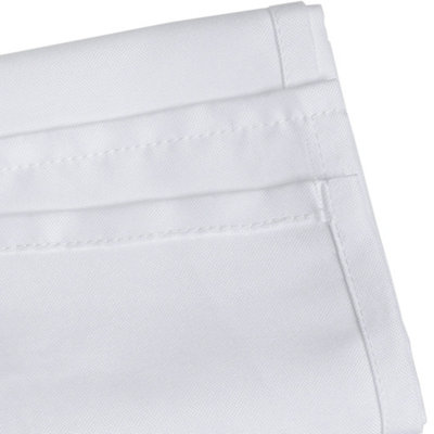 Neel Blue Rectangular Tablecloth 178cm x 320cm - White (pack of 5)
