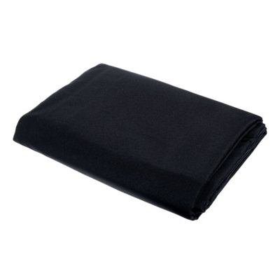 Neel Blue Round Tablecloth 274cm - Black (pack of 10)