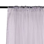 Neel Blue Voile Curtains Slot Top, 2 Curtains, White - 56" Width x 72" Drop