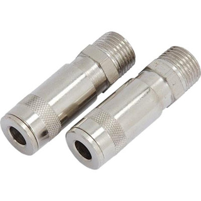 Neilsen 2pc Air Line Fittings Hose Compressor Coupler Connector 1/2 ...