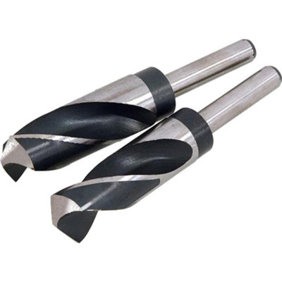 Neilsen 2pc HSS Drill Metal Bits Set Reduced Shank Twist Bit 1/2" 26mm 28mm