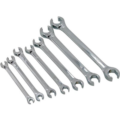 Neilsen 9mm Flare Nut Ratchet Wrench & Open End Spanner Combo, Metric Brake Pipe Tool