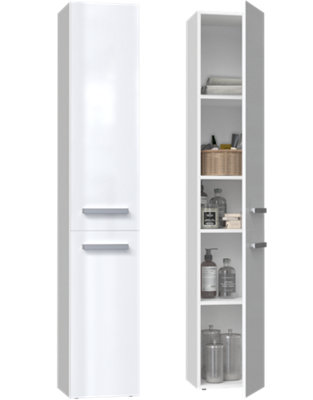 Nel II Bathroom Cabinet Gloss White