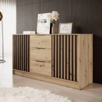 Nelly Sideboard Cabinet / Appenzeller Fichte Oak Finish