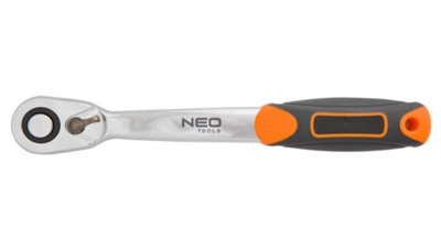 NEO 08-503, quick release curved ratchet handle reversible 1/4"