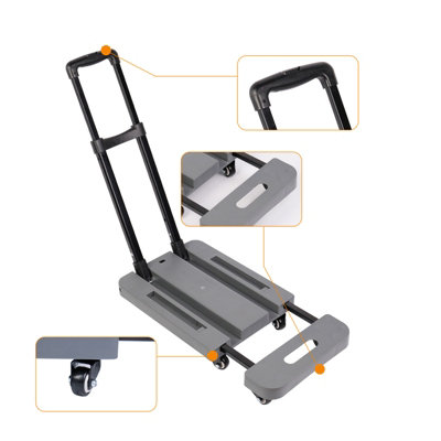 Neo 200kg Capacity Sack Trolley Folding With Extendable Handle - 9