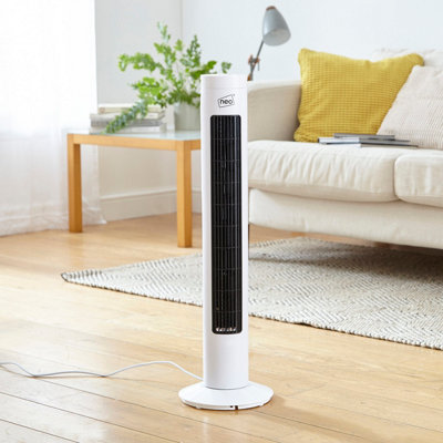 Neo 29 inch Aroma Scented 3 Speed Cooling Fan - White | DIY at B&Q