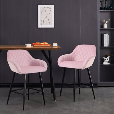 Pink breakfast best sale bar stools