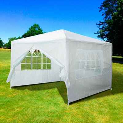 Neo 3X3M Event Gazebo 4 Side Panels Outdoor Waterproof Garden Party Tent Marquee Canopy Shelter Coated Steel Frame