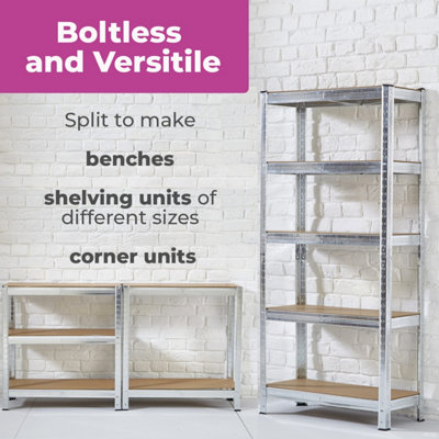 Neo 5 Tier Garage Shelving Racking - 3