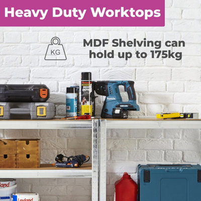 Neo 5 Tier Garage Shelving Racking - 4