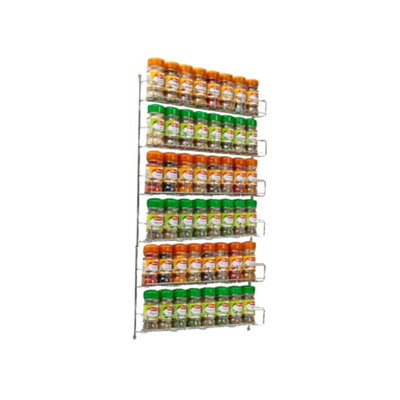Neo 6 Tier Spice Rack For Kitchen Door Cupboard or Wall