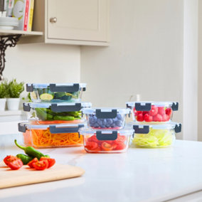 Neo 7pc Glass Food Storage Container Set