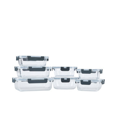 Neo 7pc Glass Food Storage Container Set