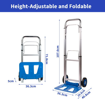 Neo 80kg Capacity Sack Trolley Folding With Extendable Handle - 3