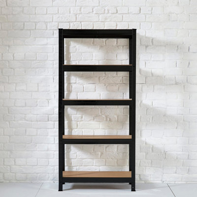 Neo Black 5 Tier Garage Shelving Racking - 9