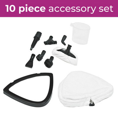 Neo Black & Copper 10 in 1 1500W Hot Steam Mop Cleaner and Hand Steamer - 4